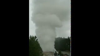 Rare Eruption Of Worlds Tallest Geyser [upl. by Boarer]