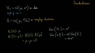 13 Standardizing Normal Distributions [upl. by Sucramd]