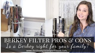 Berkey Water Filter Pros and Cons  BERKEY WATER FILTER REVIEW [upl. by Mok]