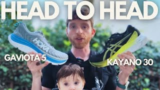 Asics Kayano 30 vs Hoka Gaviota 5  Best Max Cushion Stability Shoes [upl. by Halihs84]