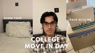 college move in day 2024 📦 pack with me  dorm tour la to sf and life update [upl. by Papotto883]