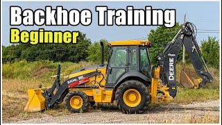 How to Operate a Backhoe  Tractor Loader Backhoe Training [upl. by Ecydnac]