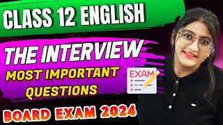 The interview class 12 questions and answers [upl. by Emie614]