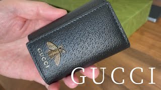 【GUCCI】グッチ アニマリエ・レザーキーケース [upl. by Angelita563]