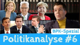 DIE POLITIKANALYSE 6  Bundespressekonferenz [upl. by Nahtanaoj]