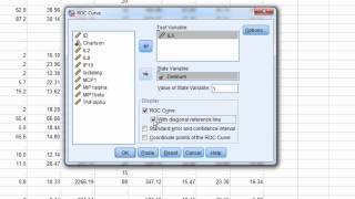 SPSS Video 9 Obtaining An ROC Curve In SPSS [upl. by Ellennad]