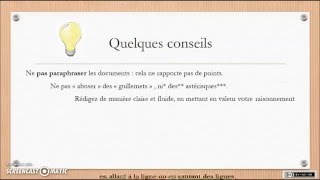 SVT  PhyChim  1ères L ES  Méthodo BAC  le commentaire rédigé version longue [upl. by Lipcombe694]