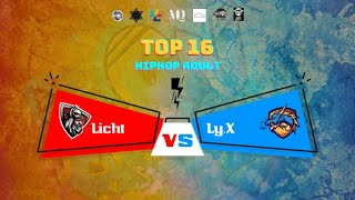 On Beat 2024  Top 16 Hiphop Adult  Licht vs LyX [upl. by Eigram]