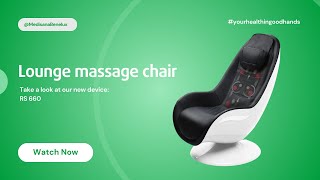 Medisana  Lounge massage chair RS 660 eng [upl. by Ingaborg]