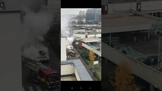 electric car on fire in Colindale Asda a few days ago shorts london [upl. by Banerjee654]