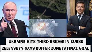 Ukraine DESTROYS Russian Bridge AGAIN 😱🔥  Kursk Region Conflict [upl. by Domela]