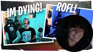 RANDOM SQUADS w DELLOR HARDEST IVE LAUGHED PLAYING FORTNITE  Vorixal Reacts To Hamlinz [upl. by Anid]