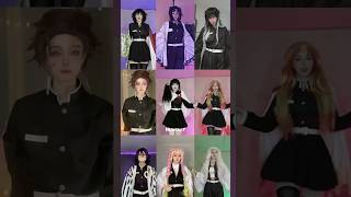 cosplay demonslayercosplayer tanjiro shinobu rengoku mitsuri viralshorts trend trending [upl. by Jehiah]