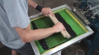 How To Screen Print 2 Color Press Set Up amp Test Shirt [upl. by Coward498]