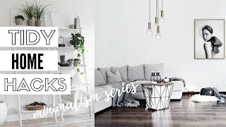 10 Tips For A Tidy Home  Minimalism Series [upl. by Evonne547]