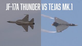 JF17 vs Tejas  Dubai Airshow 2023 [upl. by Reseta279]