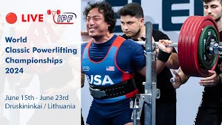 Men 59 kg  World Classic Powerlifting Championships 2024 [upl. by Alves]