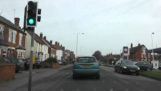 Driving Along Ashchurch Road To Junction 9 M5 Tewkesbury Gloucestershire England 2nd March 2012 [upl. by Ssej]