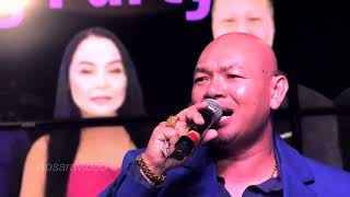 Chhon Ourn sings quotក្បាច់ ឧិណាផ្កាឈូកអើយquot Khmer Kbach song ​with Kolab Band in San Diego CA [upl. by Stubstad]