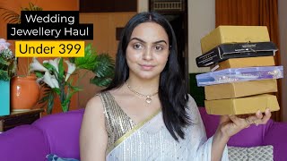 Messho Wedding Jewellery Haul Under 399 [upl. by Anomor]