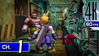 Final Fantasy 7 VII Original 4K60fps All Side Quests Walkthrough Part 1  Sector 1 [upl. by Obnukotalo383]