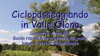 Pista Ciclopedonale della Valle Olona CastellanzaOlgiate Olona [upl. by Nylekcaj]