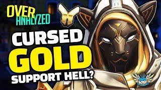 Overwatch Coaching  CURSED Ana Stuck in GOLD Support Hell OverAnalzyed [upl. by Maclaine]