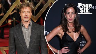 ‘Very happy’ Brad Pitt introduces Ines de Ramon as his ‘girlfriend’ [upl. by Boony]