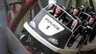 Cop Car ChaseLegend of BottropMovie Park Germany [upl. by Spiers484]