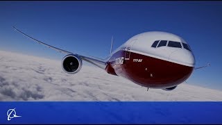 Boeing 777x Long Folding Wings Based On Flying Birds For Greater Fuel Economy [upl. by Ahsirek]