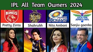 FounderOwner of Different IPL Teams  All IPL Team Owners List 20082024 [upl. by Airotel352]