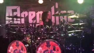 Jordan Cannata of Adrenaline Mob drum solo Live 7917 Scottsdale Az [upl. by Robma]