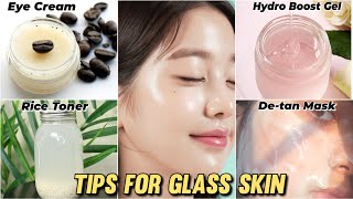 Top 10 Tips To Achieve Glass Skin  Glass Skin Home Remedies 🧖‍♀️ [upl. by Dolphin]