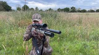 Airgun Hunting Rabbits with the BSA R10 carbine in 22 cal part 2 [upl. by Reldnahc]