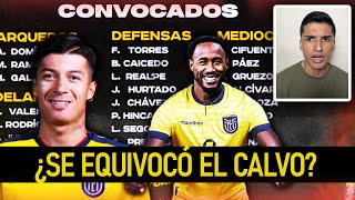 Los ERRORES y ACIERTOS en la CONVOCATORIA de ECUADOR para ELIMINATORIAS 2026 [upl. by Oniotna]