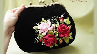 Embroidery bags  handmade gift ideas hand embroidery purse designs [upl. by Nazay]