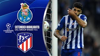 Porto vs Atlético Madrid Extended Highlights  UCL Group Stage MD 6  CBS Sports Golazo [upl. by Noiramaj]