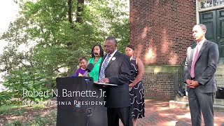 NAACP Virginia President Robert N Barnette Jr speaks about a Freedom of Information Act related [upl. by Onitnerolf]