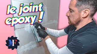 Japplique le JOINT EPOXY dans la douche  Rénovation Douche Italienne Ep 14 [upl. by Lohcin]