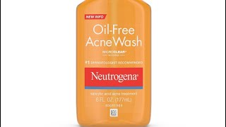 Updated review on the neutrogena acne face wash [upl. by Notla289]