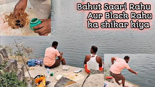 Best Fishing Video lots of rahu fish catches fishingbait floatfishing [upl. by Ytirahs990]