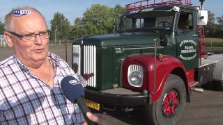 Oldtimers naar open dag Scania in Zwolle [upl. by Damek902]