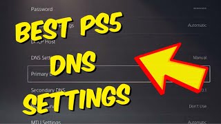 Best DNS Settings For PS5 2024  Playstation 5 Best DNS Settings 2024 [upl. by Htinek]