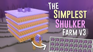 Minecraft Fast amp Simple Shulker Farm  Java 117  121  by Balllight amp The Archivists [upl. by Westland]