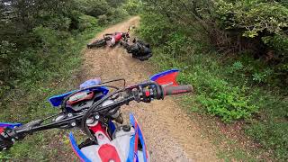 PETITE RANDO ENDURO ENTRE CHUTE POTE ET PLUIE 3Drôme [upl. by Lunseth260]