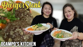 Ocampos Kitchens Ultimate Burger Steak [upl. by Ytirev]