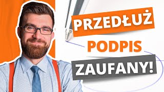 Jak przedłużyć WAŻNOŚĆ certyfikatu PODPISU ZAUFANEGO [upl. by Aniuqaoj719]