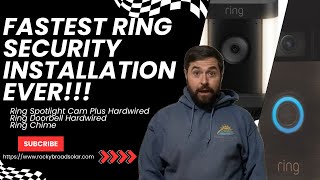 Ring Camera Hardwired  Fastest Install Ever [upl. by Nicholl]