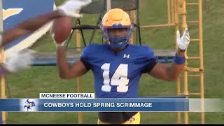 McNeese Football wraps up Spring camp with team scrimmage [upl. by Aserej]