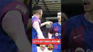 Gol de Lewandowski Hoy  Sevilla vs Barcelona  eFootball [upl. by Incrocci]